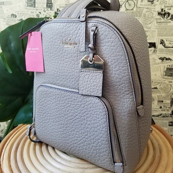 kate spade Handbags - Soft Taupe Gray Caden Carter Backpack Kate Spade